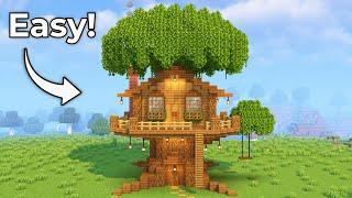 Minecraft: How to Build a Treehouse | Easy Tutorial