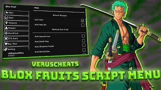 Newest Blox Fruits Script! [PASTEBIN 2024] | The BEST Script Menu For Blox Fruits