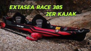 Mit dem aufblasbaren 2er Kajak Extasea Race 385 in Kroatien @Tobi Grebestein