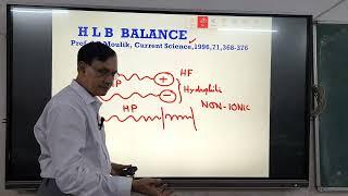 Hydrophilic Lipophilic Balance (HLB) by Prof. Kallol K. Ghosh M.Sc. III Sem. Unit II, Paper 3, CH15