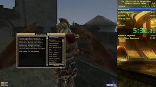 Morrowind Speedrun - Kill King Helseth (NMG) in 10:36 (no loads)