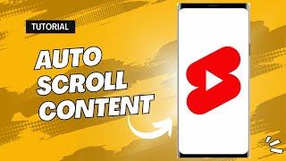 How to Auto-Scroll YouTube Shorts