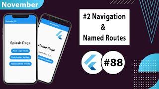 Flutter Tutorial - 2/2 Navigation & Named Routes