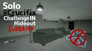 Solo No CRUCIFIX Challenge in Hideout - Insanity | Roblox Specter Mobile