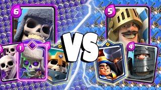 EVOLVED SKELETONS TEAM  PRINCE TEAM | Clash Royale Challenge