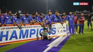 WINNING MOMENTS | AFGHANISTAN TAKE THE TROPHY & THE SERIES 2-1 | ODI Series | AFG v SA | ACB | UAE