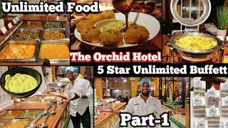 Unlimited Food At 5 STAR HOTEL 35+ Items | The Orchid Hotel | Mumbai Airport