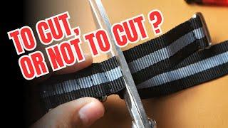 NATO Strap as Single Pass ? (Why and How to cut NATO strap)