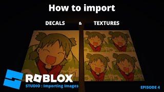 Roblox Studio - Building Tutorial |  Importing Decals