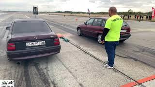 Opel A Vectra 3.2 V6 vs Opel Astra C20NE Turbo (2.0 8v )  drag race - 4K