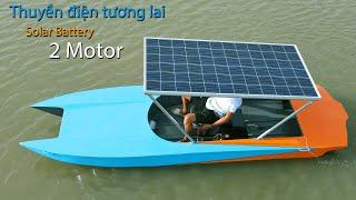 Building a futuristic energy boat 2 Electric motors