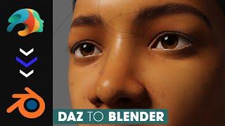 DAZ to Blender Bridge ~ Send your Character to Blender from DAZ Studio ~ Tutorial