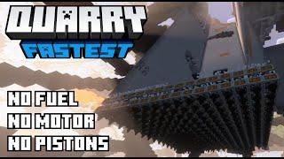 FASTEST Quarry in Minecraft Create Mod