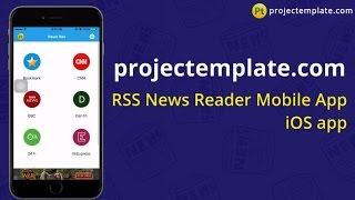 RSS News Reader iOS App source code