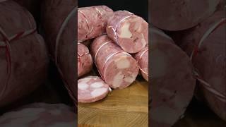 Домашняя Колбаса в пакете из любого мяса Без коптильни в духовке или кастрюле
