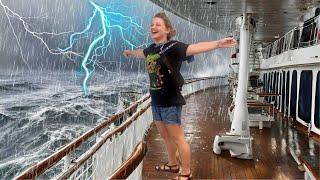 OUR Cruise SHIP got STRUCK by a HUGE STORM!