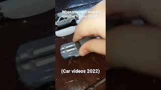 When you can't stop the car (Car videos 2022) #shorts