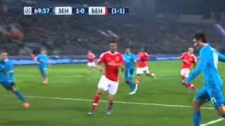 Зенит - Бенфика 1:2. 1/8 Лиги Чемпионов. 2015/16 (Zenit - Benfica)