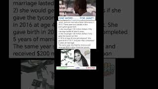 HOW JANET JACKSON MADE MILLIONS FROM MARRIAGE BUSINESS