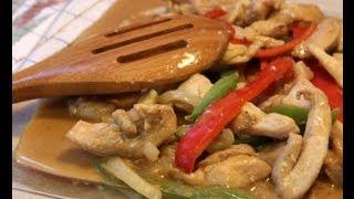 Peanut Flavored Chicken Stir Fry with CookingAndCrafting