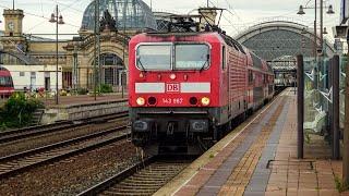 Führerstandsmitfahrt Baureihe 143 nach Jüterbog von Lutherstadt Wittenberg german express driver