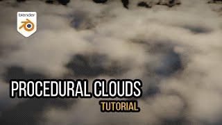 How to create procedural volumetric Blender 3d clouds