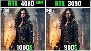 Rtx 4080 Super Vs Rtx 3090 test in 20 games 1080p - 2k - 4k