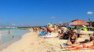 Sa Rapita Ses Covetes MALLORCA SPAIN 2023 July 2 | Beach walk 4K Es Trenc, Nudist Beach