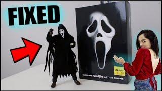 *MUST WATCH* GhostFace Ultimate Toy Review & FIX UP MOD - Neca Toys (Scream Movie Action Figure )