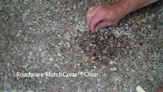 Roadware MatchCrete™ Clear Exposed Aggregate Concrete Repair