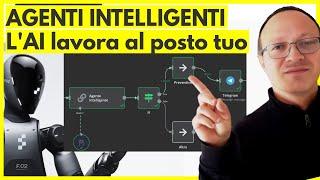 FAI LAVORARE GRATIS L'AI AL POSTO TUO CON GLI  AGENTI INTELLIGENTI.  N8N automation + Ollama