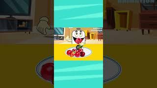 mukbang red fruit #lowbattery #funnyanimation