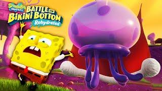 СПАНЧБОБ VS ОГРОМНЫЙ КОРОЛЬ МЕДУЗ! БИТВА С БОССОМ В SPONGEBOB SQUAREPANTS: BATTLE FOR BIKINI BOTTOM