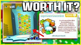 Icy Crowned Hive Skin | Royal Winter Wonder Haul Pack Worth It? | Bee Swarm Simulator Beesmas 2024