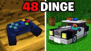 48 DINGE in MINECRAFT die du wirklich BAUEN kannst!