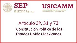 ‍‍ ARTÍCULO 3° de la Constitución Mexicana  ACTUAL ‍[EDUCACIÓN]‍