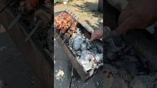 Вкусный салат  на костре, вкус как в ресторане! Готовим Вкусно Быстро Просто #рецепти #быстро