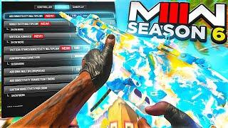 *NEW* BEST CONTROLLER SETTINGS in MW3 SEASON 6!  (Modern Warfare 3 Best Settings)