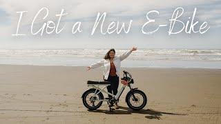 RIDING MY NEW E-BIKE ON THE BEACH | RETROSPEC VALEN REV PLUS