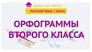 Орфограммы 2 класса - Школа 60 минут