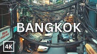 Street Life in Bangkok Thailand - This city is WILD | 4K HDR Walking Tour