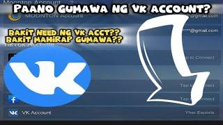 Solved!!! How to Make VK Account | Paano Gumawa ng VK Account at ikonek sa Mobile Legends Account