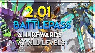 PALADINS 2.01 BATTLESUIT BATTLEPASS ALL REWARDS At All Levels !!!