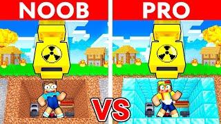 NOOB vs PRO: DOOMSDAY BUNKER Build Challenge in Minecraft!