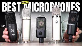 Best BUDGET Microphones For Vocals (2024) - Audio-Technica AT2020, Rode NT1-A & Lewitt LCT 440 Pure