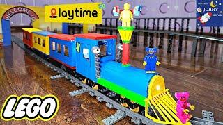 REAL WORKING POPPY PLAYTIME CHAPTER 2 TRAIN MOTORIZED LEGO POPPY PLAYTIME TRAIN GIANT DIY TRACKS