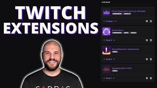 How to set up TWITCH EXTENSIONS!