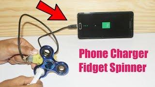 Phone Charger Using Fidget Spinner