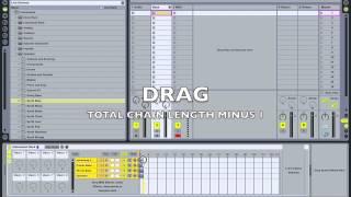 Ableton Live: Distribute Chains Equally - Less then 128