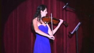 Julia Menzies violin performance at ASHS Variety Show